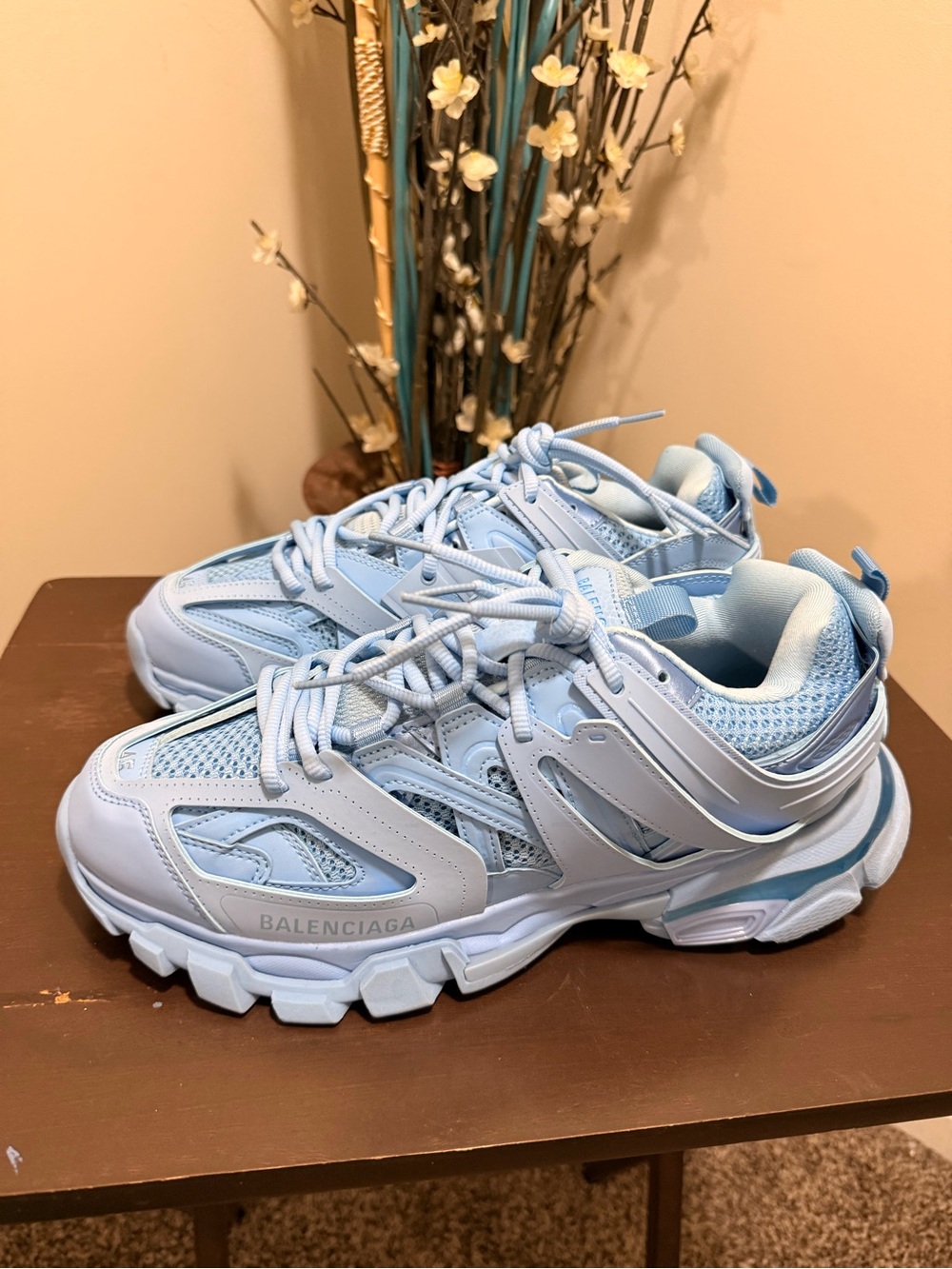 Balenciaga Men's Track Light Blue Sneakers Sz 11 US